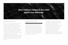 Modèle D'Une Page Pour Image Et Texte En Trois Colonnes