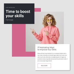 Boost Your Knowledge Responsive Website Template
