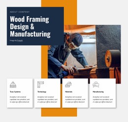 Wood Framing Design HTML CSS Website Template
