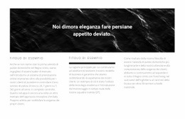 Immagine E Testo In Tre Colonne