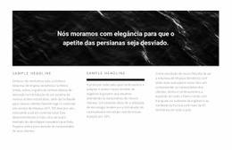 Design De Site Premium Para Imagem E Texto Em Três Colunas