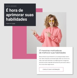 Aumente O Seu Conhecimento Modelo De Site HTML CSS