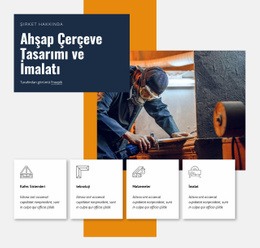 Ahşap Çerçeve Tasarımı - Duyarlı HTML5 Şablonu