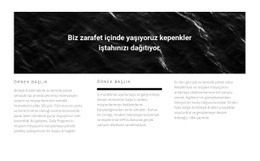 Üç Sütunda Resim Ve Metin