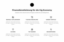 Sechs Arbeitsrichtungen – Mehrzweck-Produkte