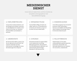 Medizinische Anweisungen Joomla Vorlage