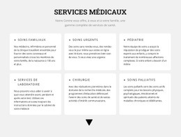 Instructions Médicales – Modèle De Site Web Personnel