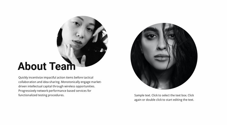 Representatives of our company Homepage Design