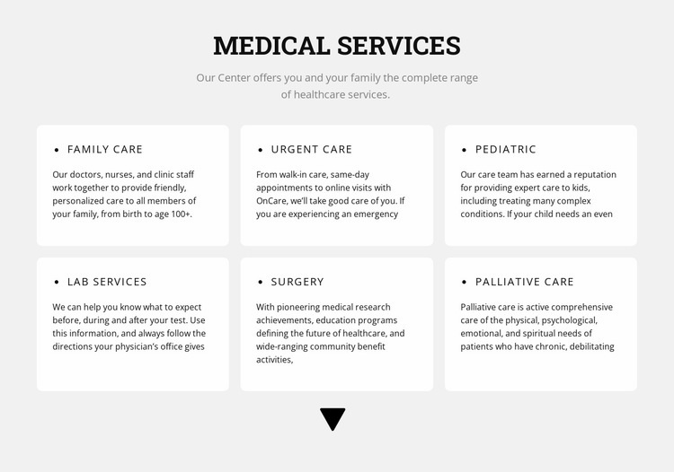 Medical directions Homepage Design
