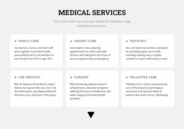 Medical Directions - HTML Builder Online