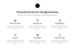 HTML5 Template For Six Directions Of Work