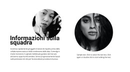 Rappresentanti Della Nostra Azienda - Modello Di Mockup Del Sito Web