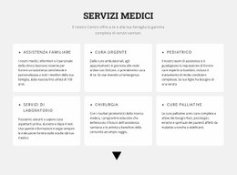 Indicazioni Mediche - Modello Di Sito Web Personale