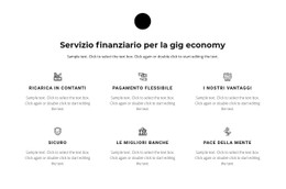 Sei Direzioni Di Lavoro Modello Di Modulo CSS