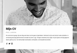 Projectmanager CV - Gratis Landingspagina, HTML5-Sjabloon