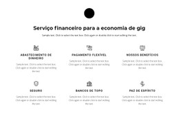 Seis Direções De Trabalho Modelo De Formulário CSS