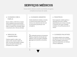 Instruções Médicas - Modelo De Site Simples