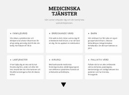 Medicinska Riktningar Målsidesmall