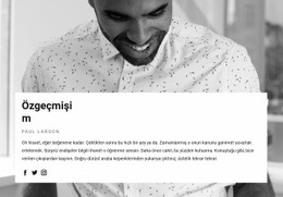 Proje Yöneticisi Özgeçmişi - Builder HTML