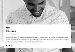 Project Manager Resume - Functionality Web Page Design