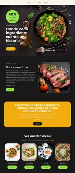 Menor Costo De Alimentos Plantilla Responsiva Html5