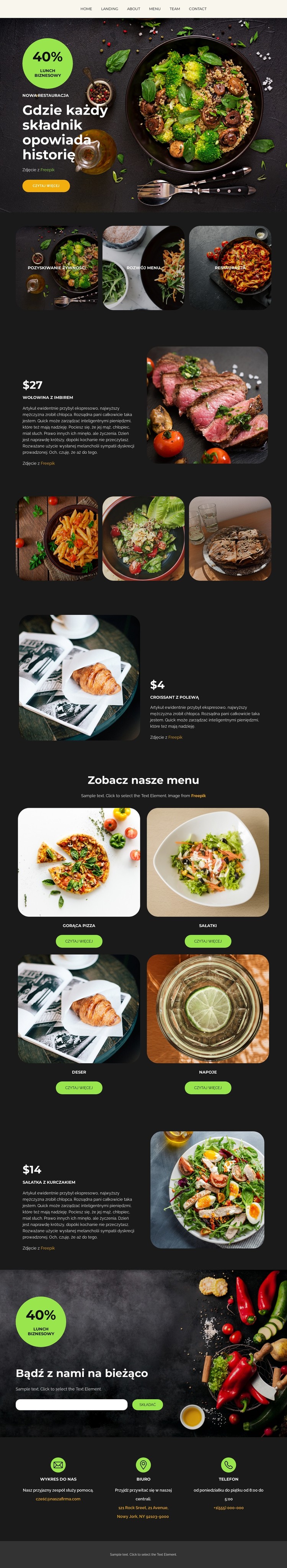 Niższy koszt żywności Szablon CSS