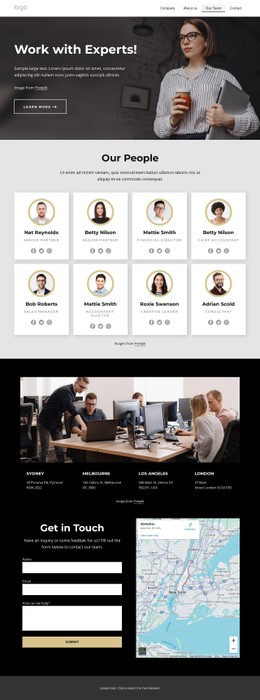 Flexible and collaborative team - CSS Template by Nicepage