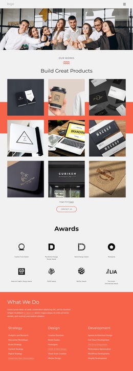 Portfolio Page Templates