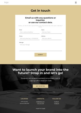 Email Us With Any Questions CSS Form Template
