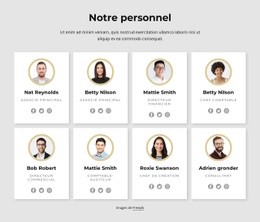 Créateur De Site Web Prêt À L'Emploi Pour Equipe Flexible Et Collaborative