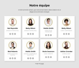 Equipe Flexible Et Collaborative – Superbe Maquette De Site Web