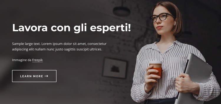 Sviluppa la posizione del tuo marchio Modello CSS