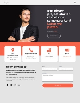 Contactpagina Adviesbureau - Responsieve HTML5-Sjabloon