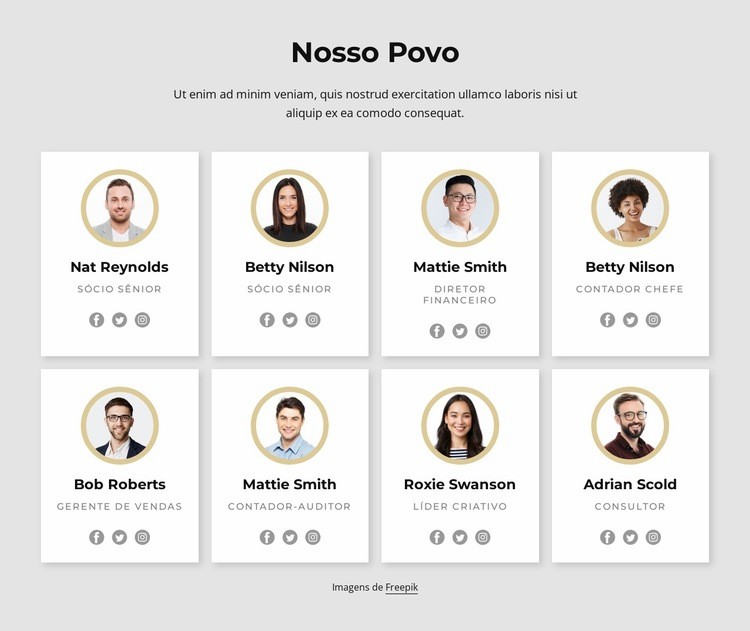 Equipe flexível e colaborativa Landing Page