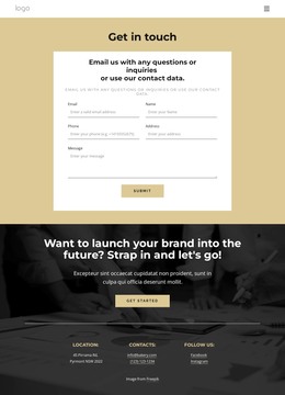 Email Us With Any Questions - Multi-Purpose WordPress Theme