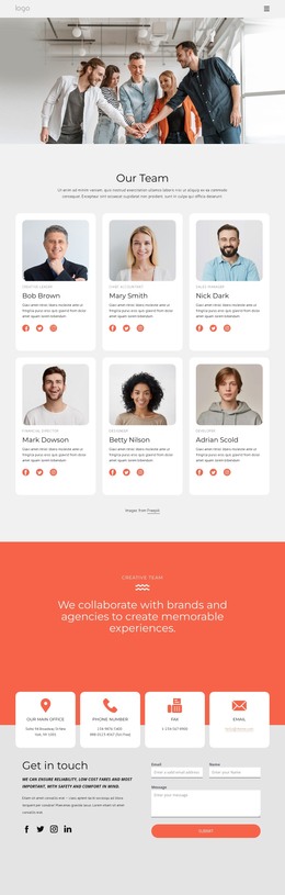 Design Studio Team - Landing Page Template