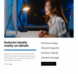 Budování Identity Značky Šablona HTML5