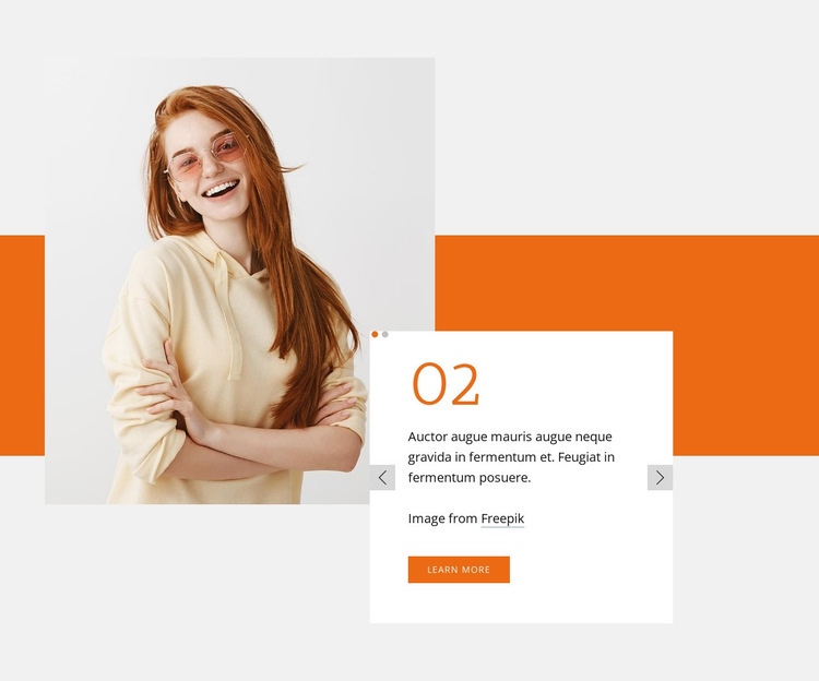 Slider with rectangle and image Html Code Example