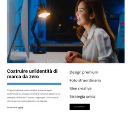 Mockup Di Sito Web Esclusivo Per Costruire Un'Identità Di Marca