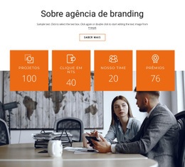 Benefícios Da Agência De Branding - Modelo HTML5 Moderno