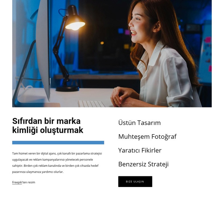 Bir marka kimliği inşa etmek Web Sitesi Mockup'ı