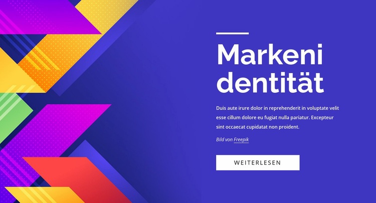 Etablierung der Markenpositionierung Landing Page