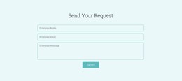 Send Your Request - CSS Template by Nicepage