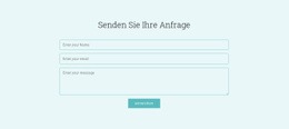 Senden Sie Ihre Anfrage - Ultimatives Website-Design