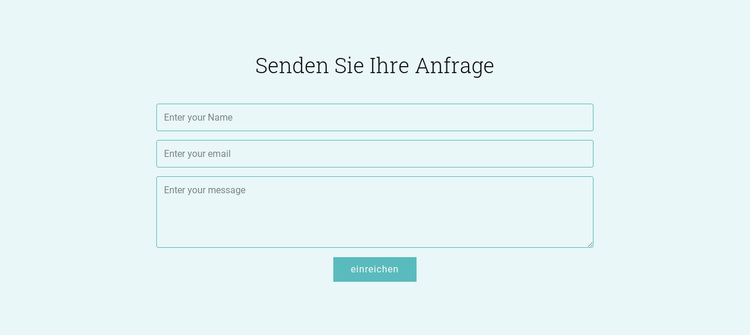 Senden Sie Ihre Anfrage WordPress-Theme