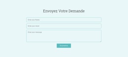 Envoyez Votre Demande - Conception De Site Web Ultime