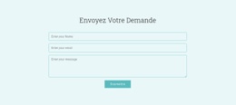 Envoyez Votre Demande - Créateur De Site Web Par Glisser-Déposer