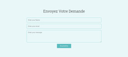 Envoyez Votre Demande Modèle HTML