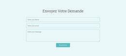 Superbe Modèle Joomla Pour Envoyez Votre Demande