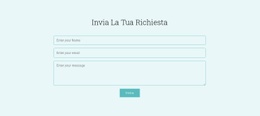 Modello Di Progettazione Gratuito Per Invia La Tua Richiesta